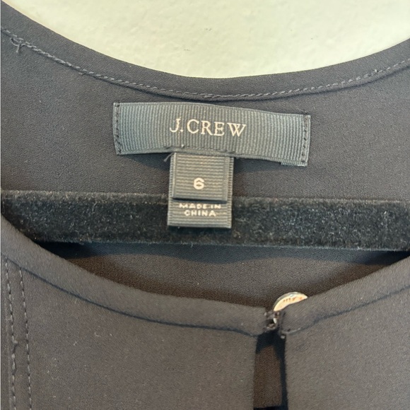 J. Crew Black Sleeveless Blouse - Picture 2 of 4